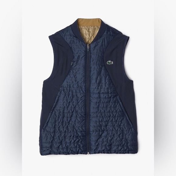 Lacoste Men's Spring Reversible Padded Vest - Picture 6 of 7